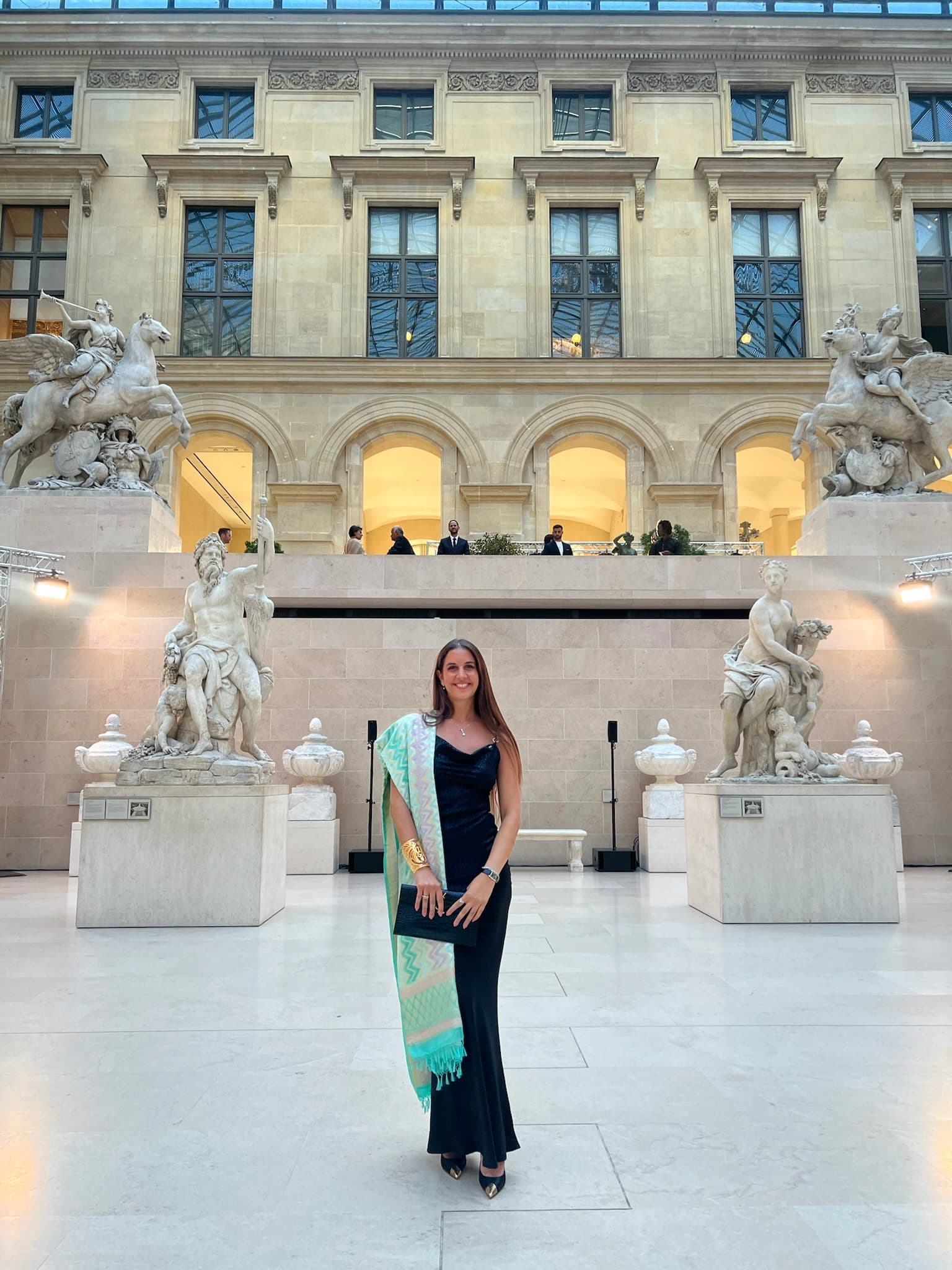 Farrah El Dibany at Official dinner - Bastille day