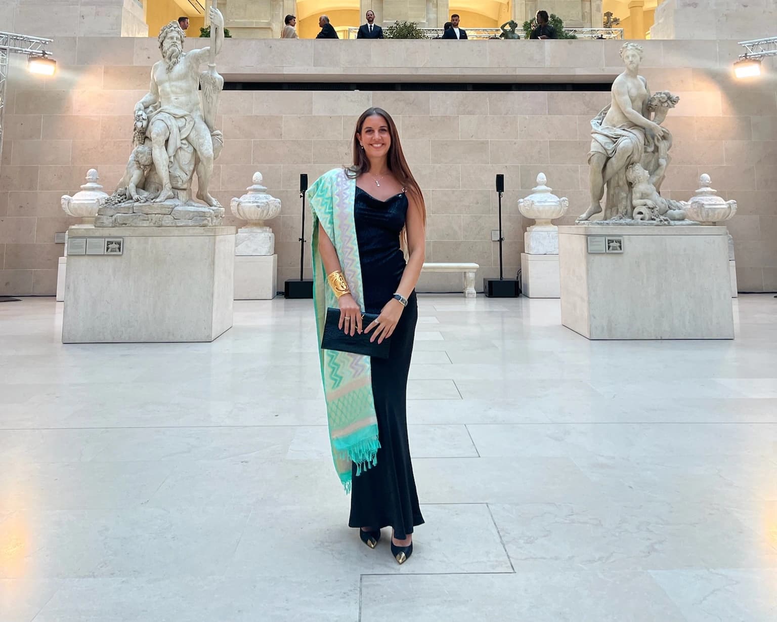 Farrah El Dibany at Official dinner - Bastille day