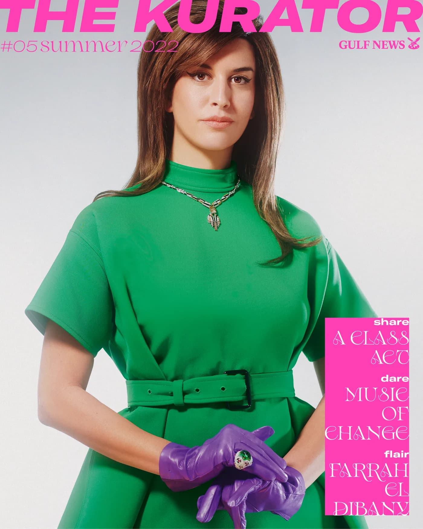 The Kurator cover featuring Farrah El Dibany