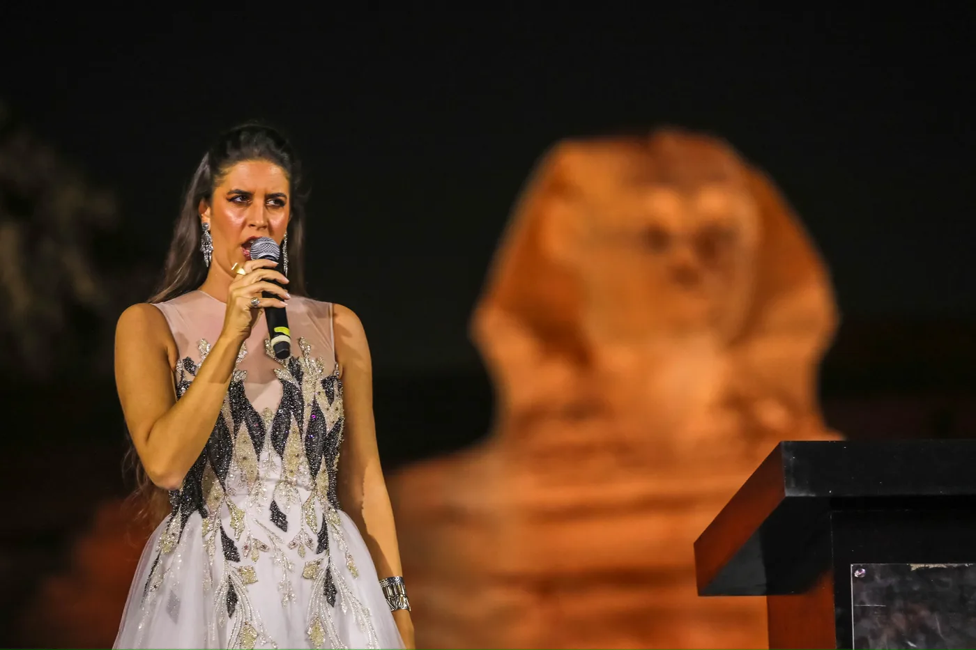 Farrah El Dibany - “Desert Sakura: Never Seen Before” by the Pyramids