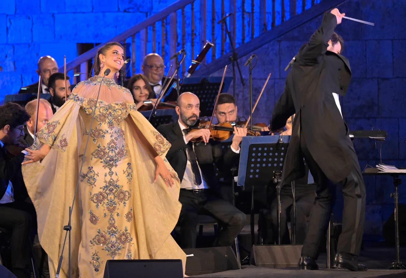 Farrah El Dibany opens the Beiteddine Art Festival in Lebanon