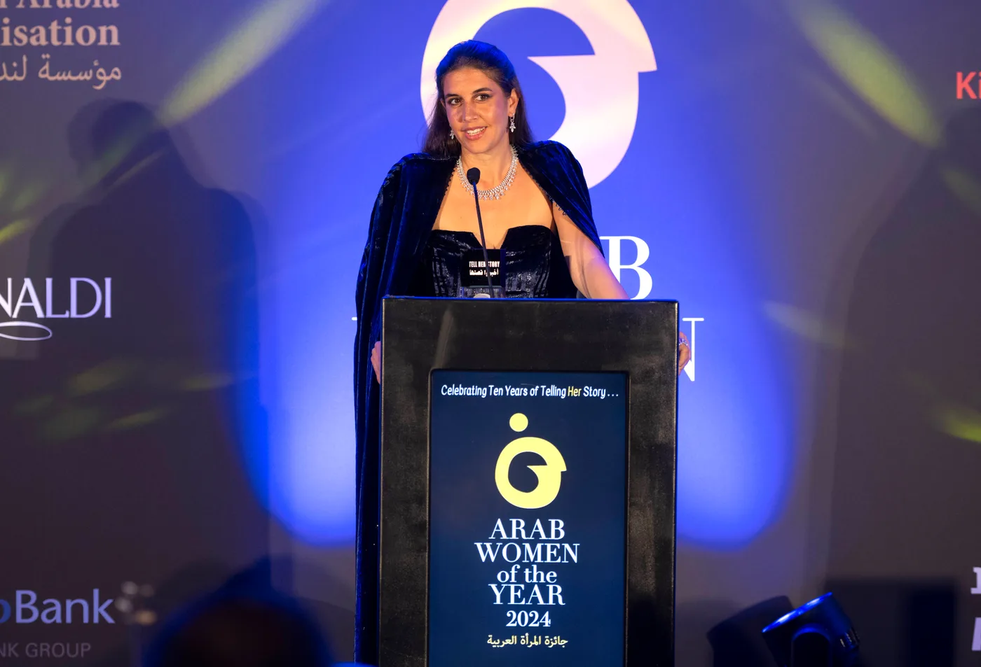 Farrah El-Dibany wins the Arab Woman of the Year Award 2024